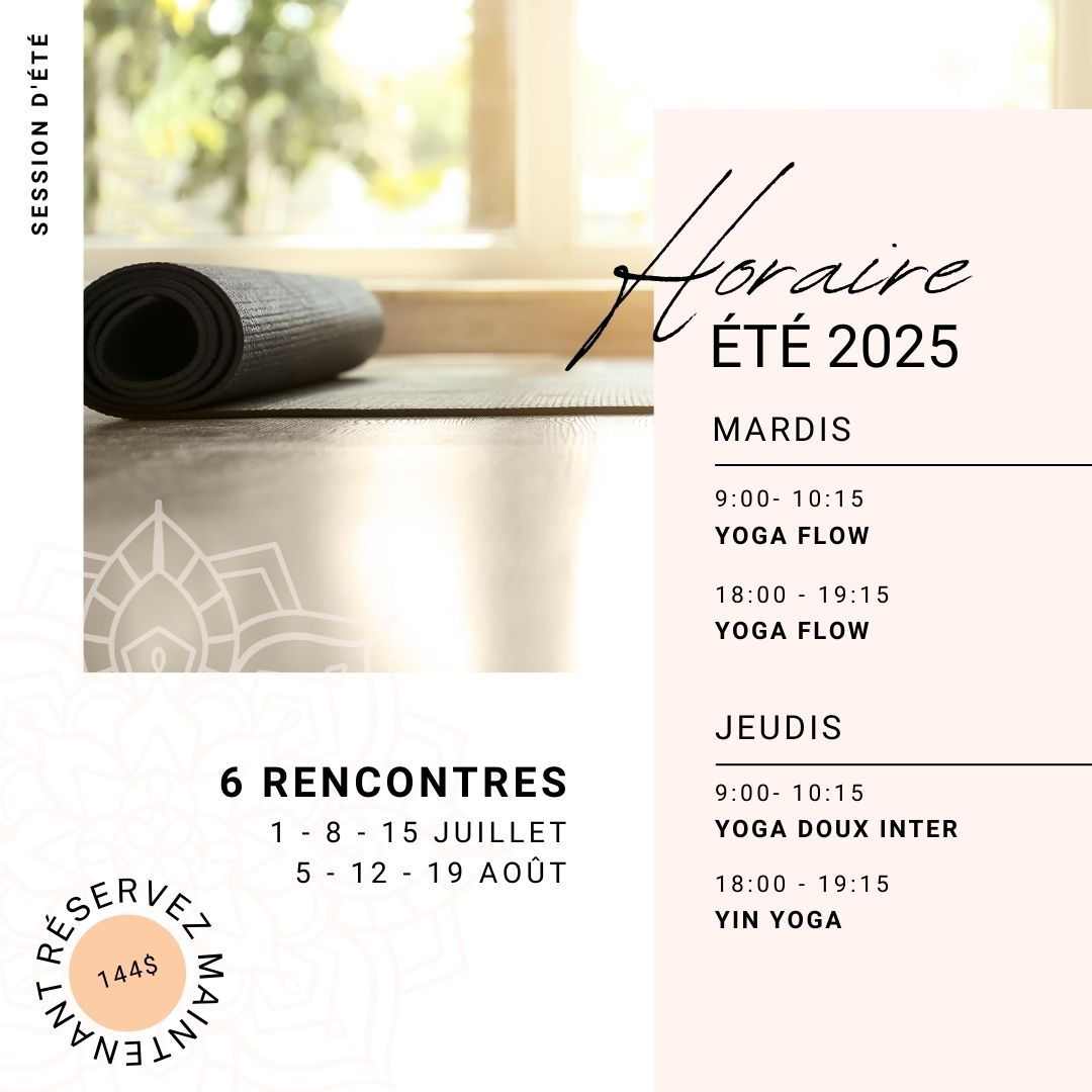 Session été yoga - Le Centre KA